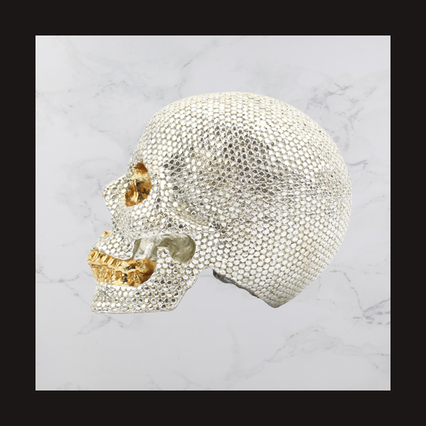 SKULL deSIGN Objekt TOTENKOPF Glitter Collection &quot;Fantasy No. 20