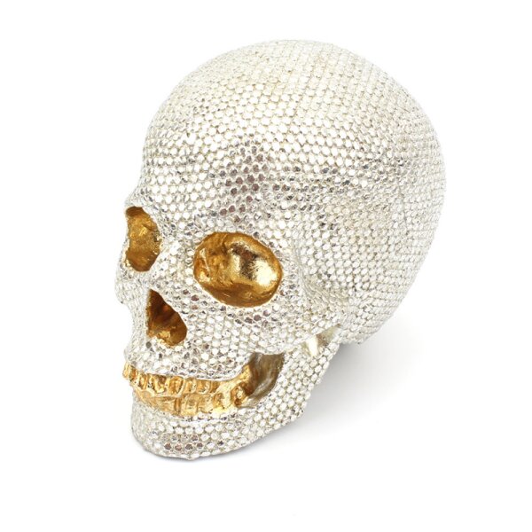 SKULL deSIGN Objekt TOTENKOPF Glitter Collection &quot;Fantasy No. 20