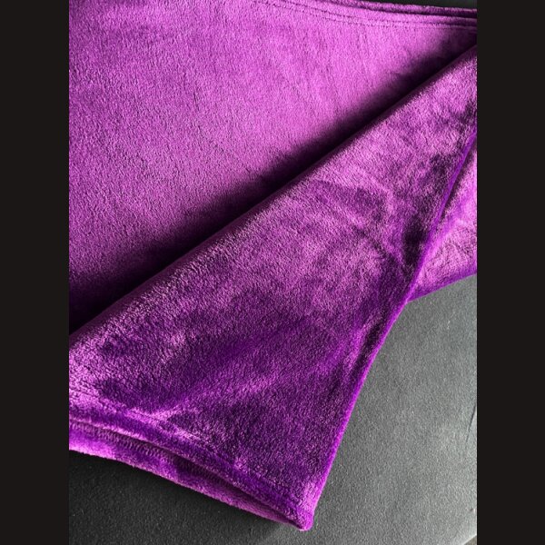 Super SOFT PLAID in edlem &quot;Royal Violett&quot;  deSIGN 127 x 152 cm