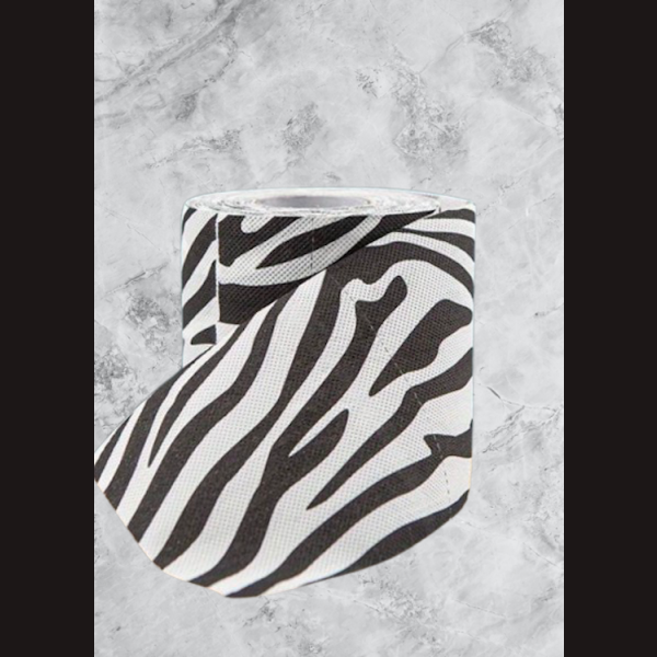 ZEBRA deSIGN WC-Papier &amp; Glamour SCHWARZE Handtuchrolle XL - 3er Luxury Set