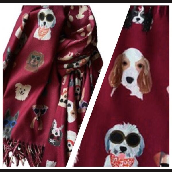 VINTAGE STYLE! im &quot;DOG&quot;  deSIGN in markantem BORDEAU 70 x 180 cm