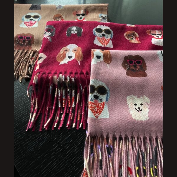 VINTAGE STYLE! im &quot;DOG&quot;  deSIGN in markantem BORDEAU 70 x 180 cm