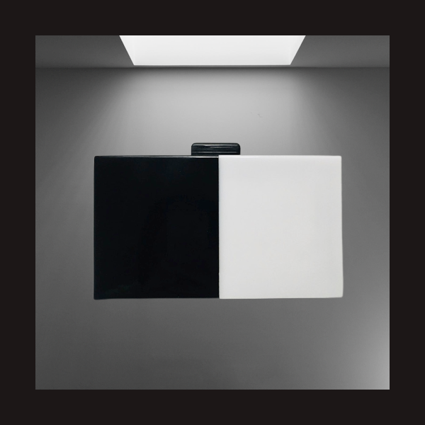 Mega STYLISCHE CLUTCH im trendigen Black &amp; White deSIGN